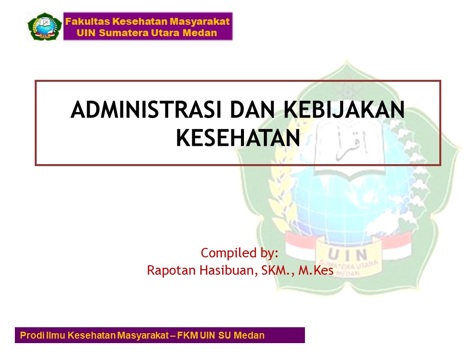 Dasar Kebijakan Kesehatan | Pak Rahas | ©2023