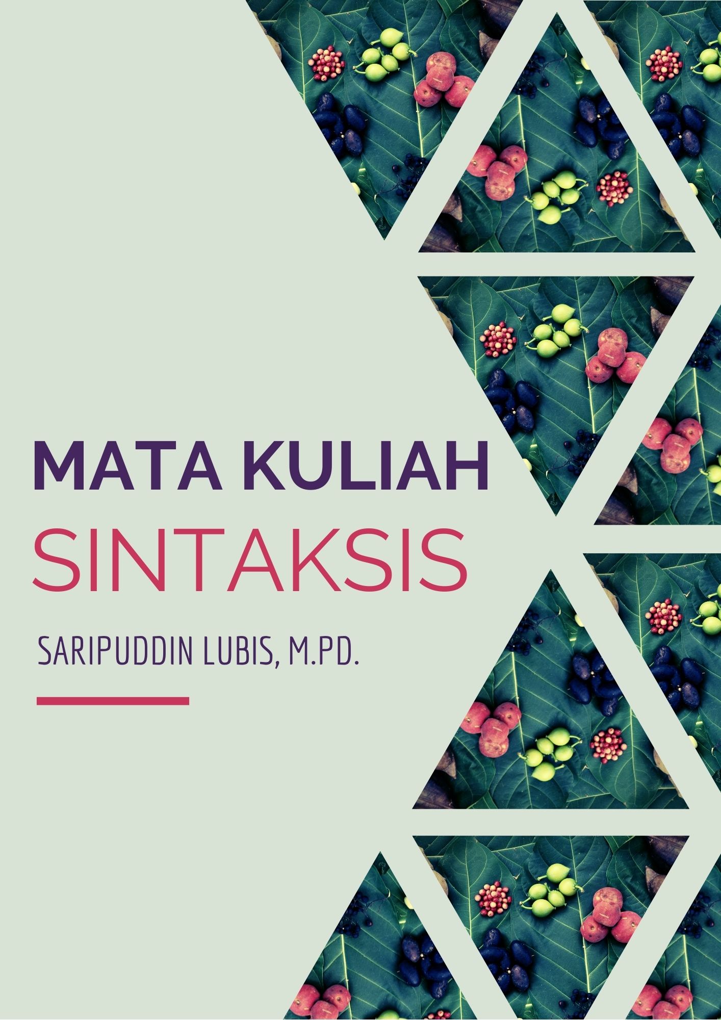 MATA KULIAH SINTAKSIS
