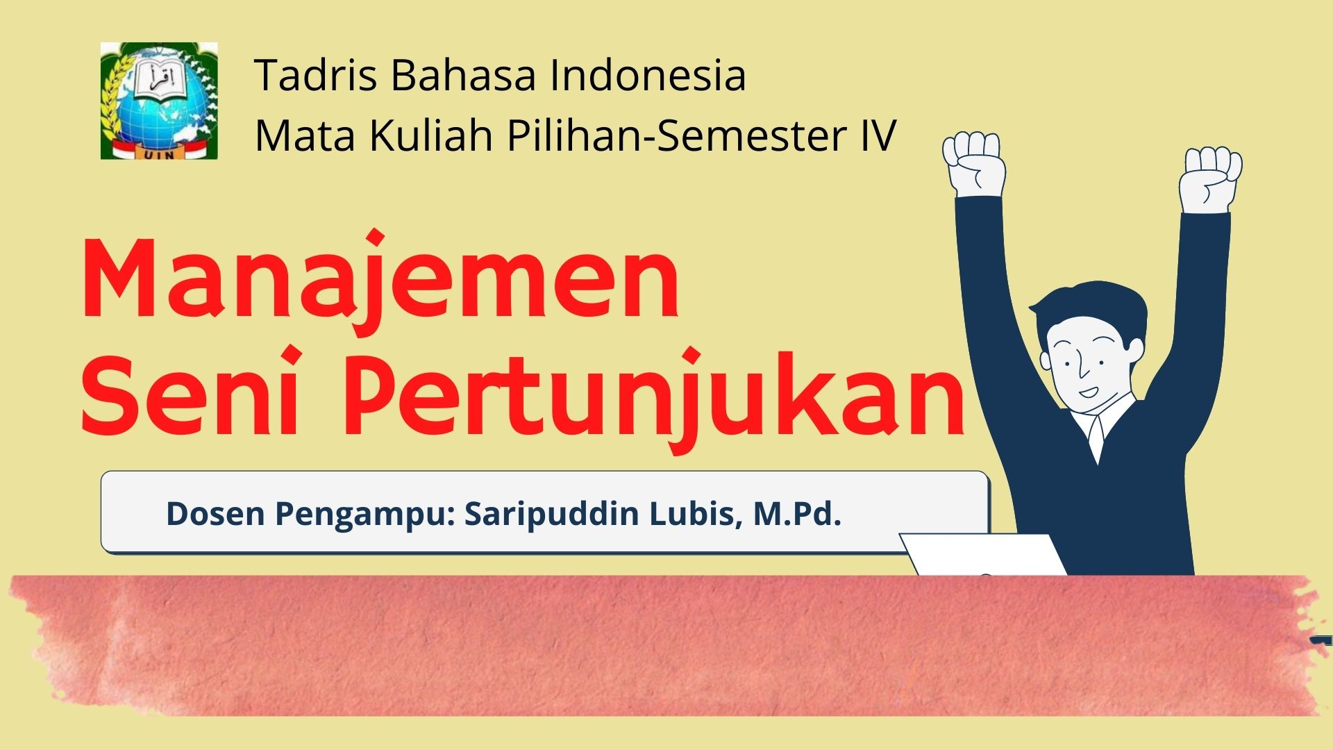 MANAJEMEN SENI PERTUNJUKAN