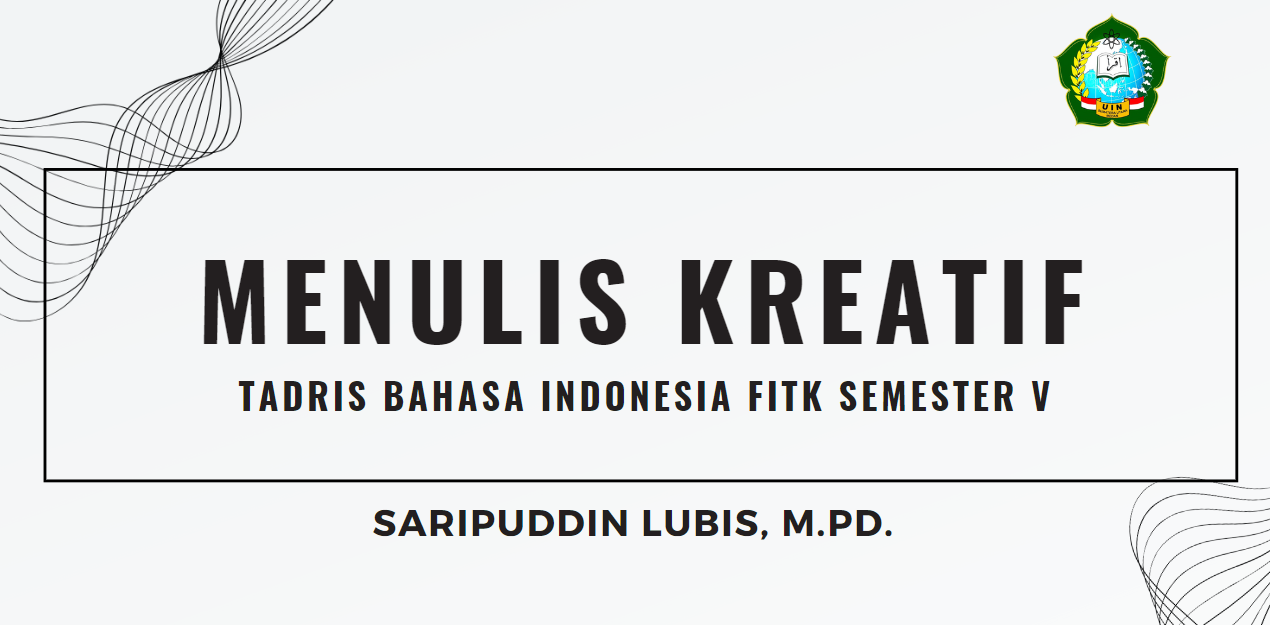MENULIS KREATIF