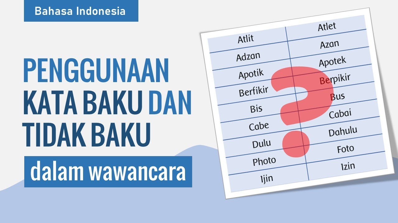 BAHASA INDONESIA